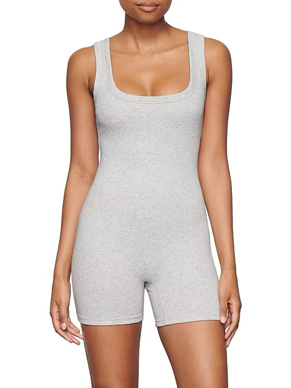 Skims Cotton Ribbed Onesie